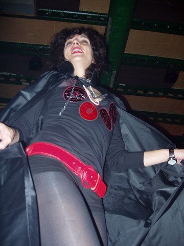 Roser Amills disfrazada en una fiesta, octubre de 2008