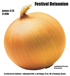 Cartell Delaonion Roser Amills Recital Barcelona