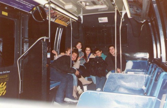 Roser Amills de niña de viaje de estudios en Nueva York