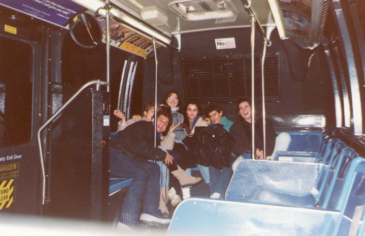 Roser Amills de niña de viaje de estudios en Nueva York