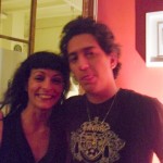 Mi foto con... Daniel Alarcón - Roser Amills, escritora mallorquina
