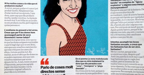 Entrevista a Roser Amills en el timeout