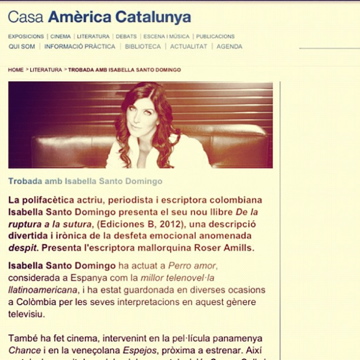 Roser Amills Presenta A Isabella Santodomingo