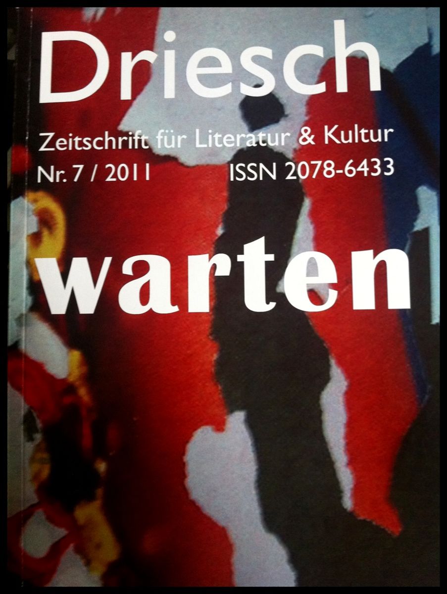 revista driesch con poemas de roser amills traducidos al alemán