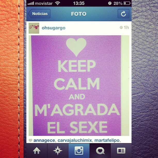Captura de un Keep calm and M'agrada el sexe