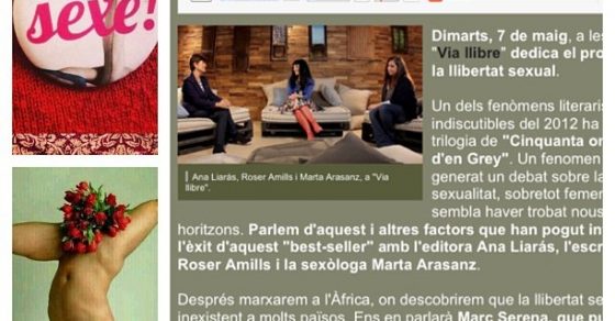 roser amills entrevista programa via llibre de tv3 con ana liaras i marta arasanz