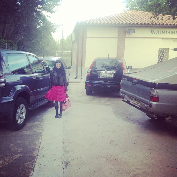 roser amills falda efecto limon