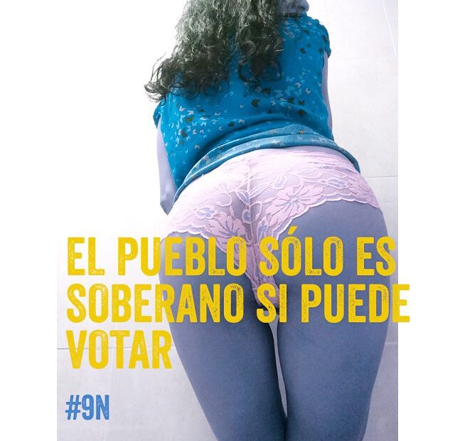 Roser Amills Selfie El Pueblo Solo Es Soberano Si Puede Votar