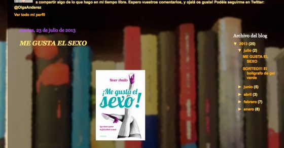 Olga Anderez Habla De Me Gusta El Sexo El Libro De Roser Amills