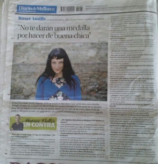 Roser Amills En El Diario De Mallorca Entrevista