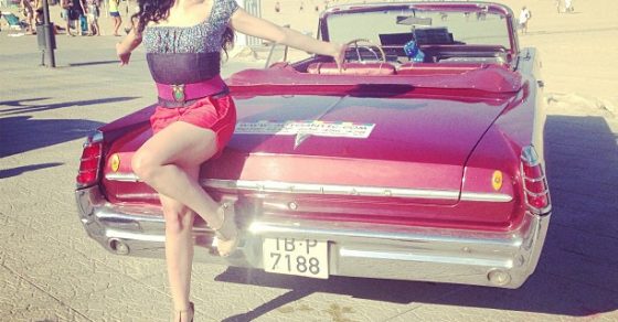 Roser Amills Fotografiada Concurso De Pinups En Torredembarra 2013 2