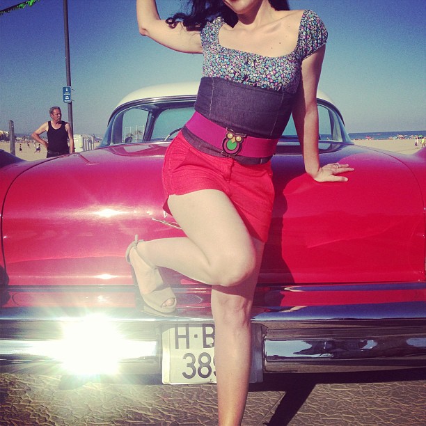 Roser Amills Fotografiada Concurso De Pinups En Torredembarra 2013