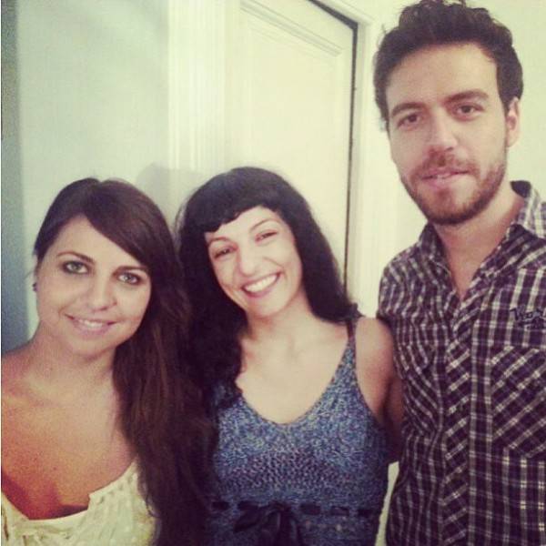 roser amills con enric sanchez y lidia guevara en los vecinos de arriba