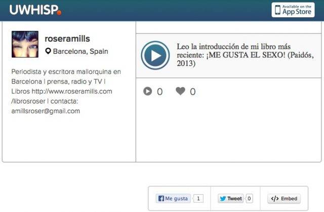 roser amills en uwhisp