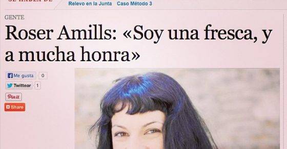 Entrevista Para La Razon A Roser Amills