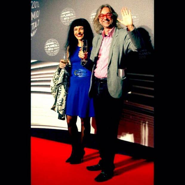 victor amela y roser amills photocall premio planeta 2013