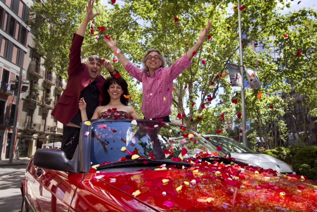 Joan Spin, Víctor Amela y Roser Amills Sant Jordi 2011, foto de Ana Jiménez