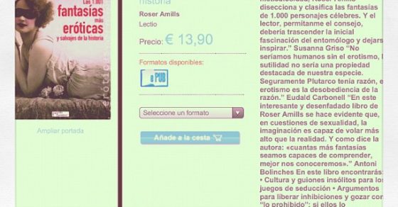 1001 Fantasias Eroticas De Roser Amills Resena Del Libro