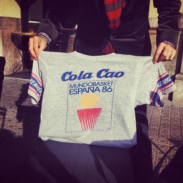 Antigua Camiseta Cola Cao 1986 De Roser Amills