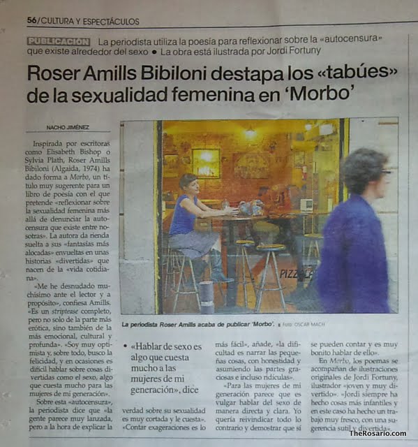 Entrevista A Roser Amills Para Ultima Hora Por Nacho Jimenez