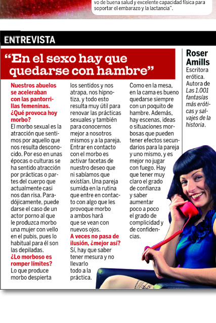 Entrevista a Roser Amills revista Quo