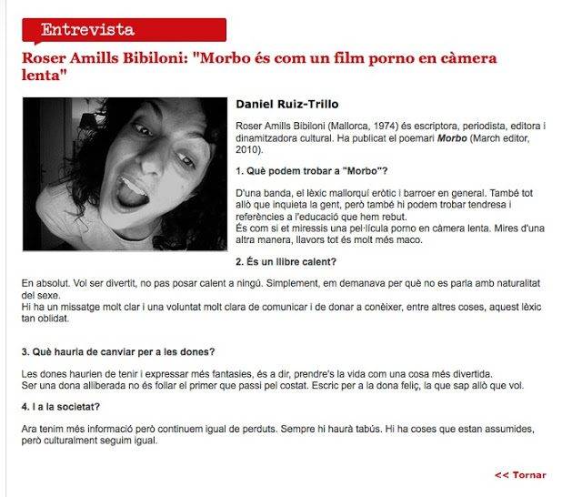 entrevista roser amills versos cat