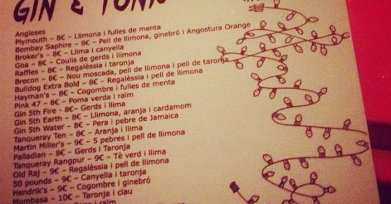 Gintonics A L Entresol Barri De Gracia