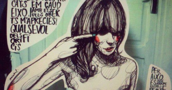 Una ilustración de Paula Bonet para "Parpellejo", un poema de "Morbo" 2 paula bonet ilustra poema de roser amills