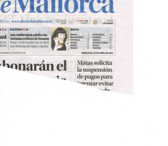Portada Diario De Mallorca Roser Amills Presenta Nuevo Libro