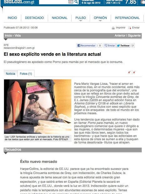 Resena 1001 Fantasias Literatura Actual