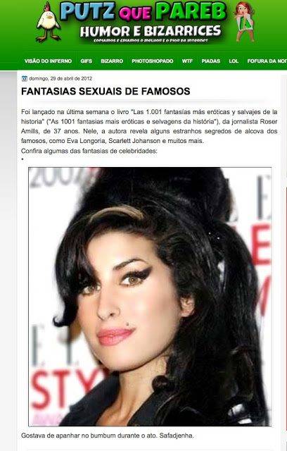 Resena 1001 Fantasias Sexuais De Famosos Por Roser Amills