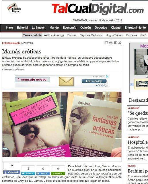 Resena Caracas Porno Para Mamas 1001 Fantasias De Roser Amills