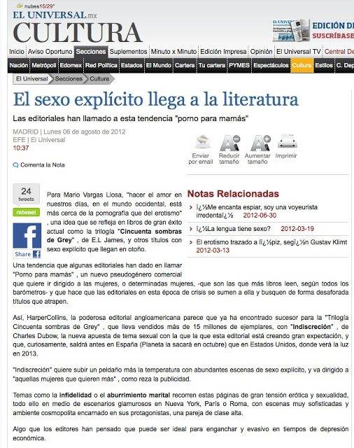 Resena El Universal De Mexico 1001 Fantasias Roser Amills