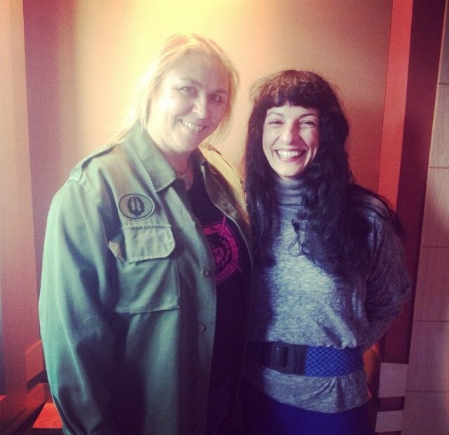 Roser Amills con Megan Maxwell