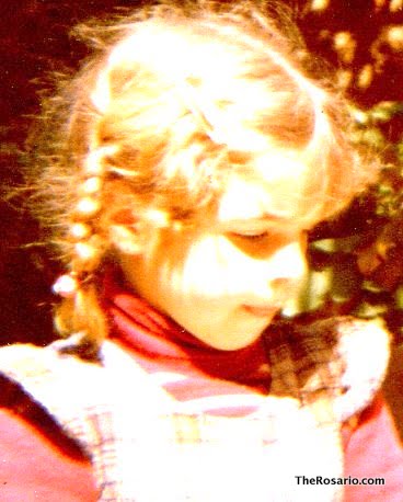 roser amills niña trenzas pastel de cumpleaños