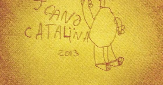 dibujo de mi hijo juan para la abuela catalina