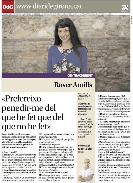 Entrevista a Roser Amills en contra del diari de Girona