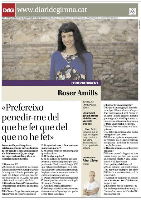 Entrevista a Roser Amills en contra del diari de Girona