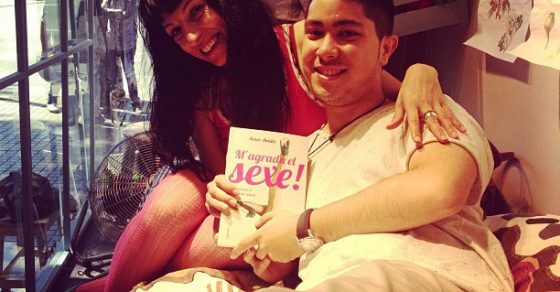 roser amills firma libros escaparate de la mallorquina