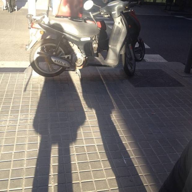 Sombras de Roser Amills y su hijo Juan