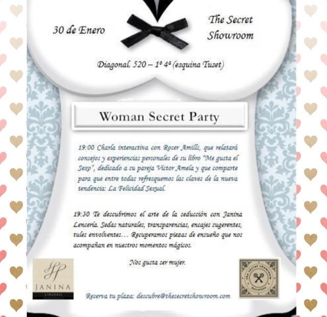 the secret showroom women secret party
