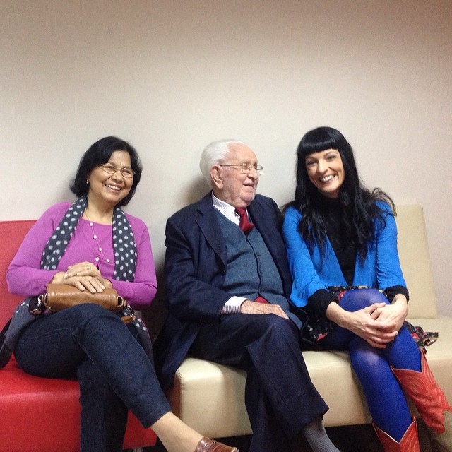 100 programas de vespre a la 2 con santiago santiveri que cumple 100 años, con roser amills