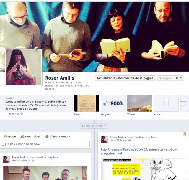 pagina de fans de roser amills en facebook foto pickwick films