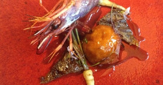 restaurante ABaC de Barcelona rábano mini