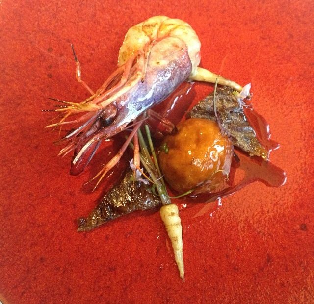 restaurante ABaC de Barcelona rábano mini