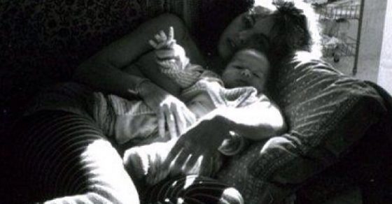 roser amills con su hijo mayor, marcel