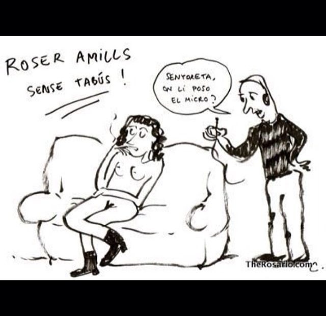 roser amills desnuda ilustracion de claire roquigny en l'hora del lector