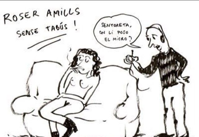 roser amills desnuda l'hora del lector d'emili manzano, ilustracion de claire roquigny