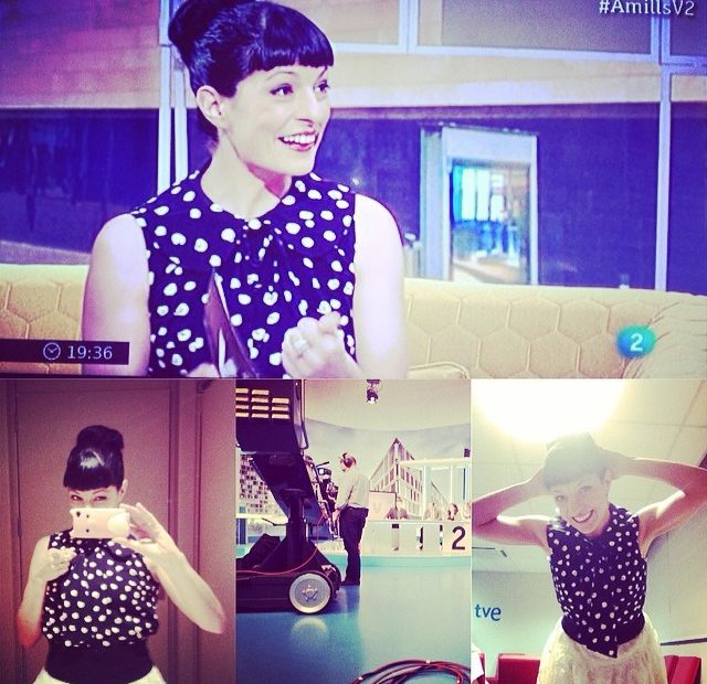 Roser Amills en Vespre a La 2 TVE