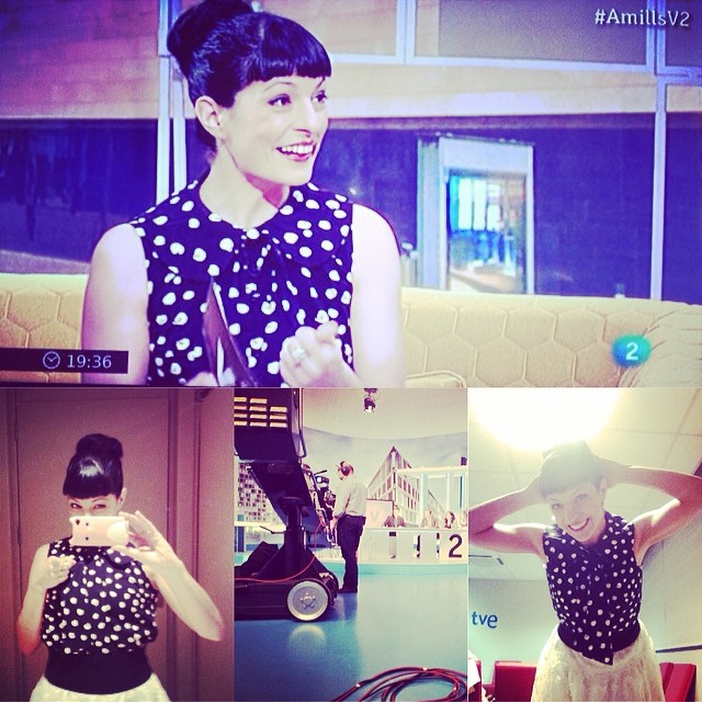 Roser Amills en Vespre a La 2 TVE